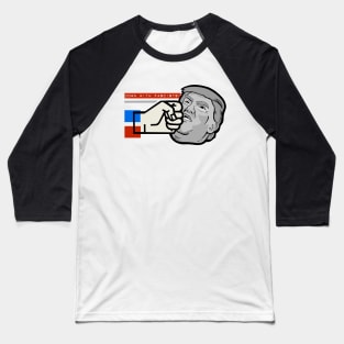 Down With Fascists! - Anti-Trump Baseball T-Shirt